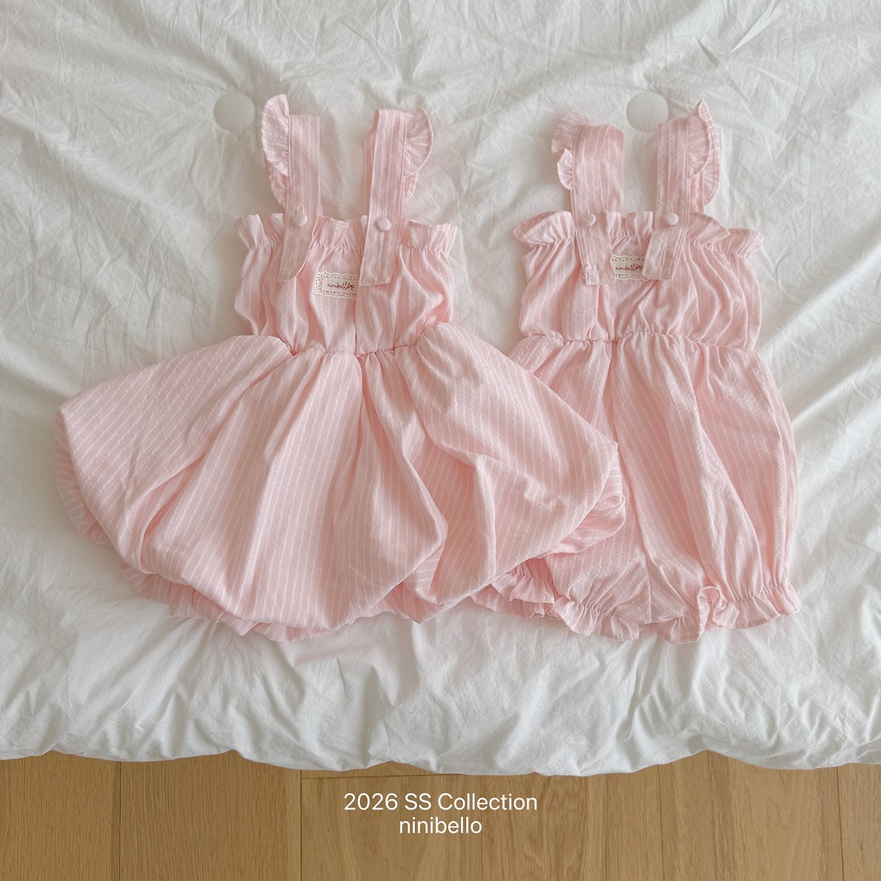 (予約) ninibello  / Picnic Overall Suit