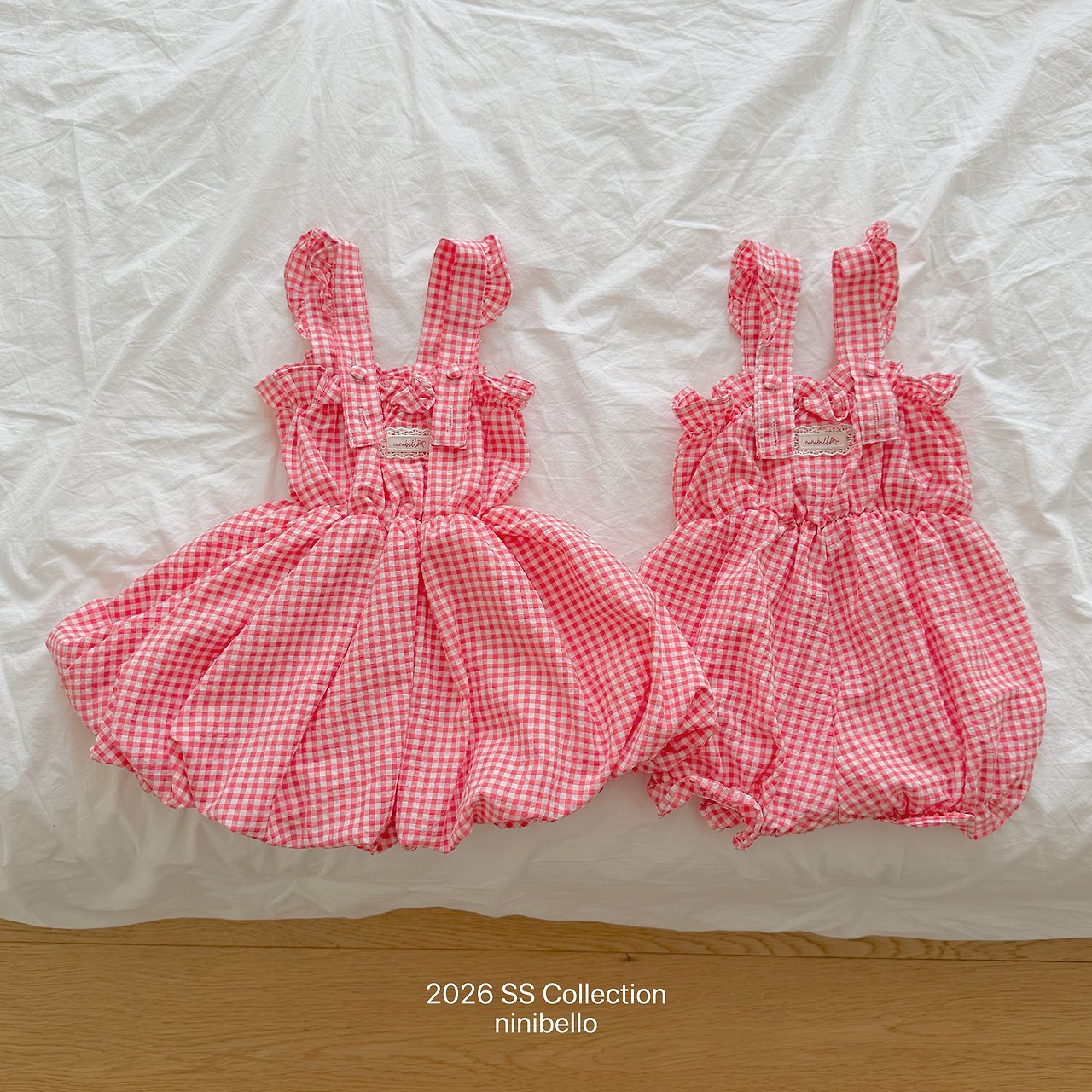 (予約) ninibello  / Picnic Overall Suit