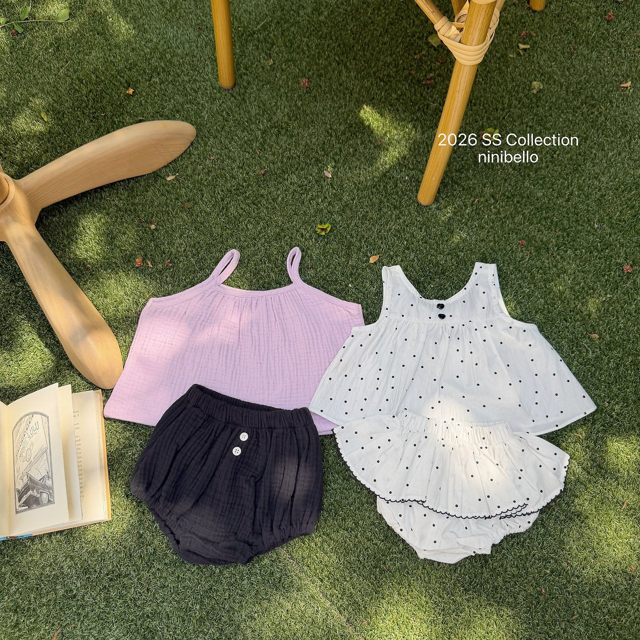 (予約) ninibello  / Bubble Pop Skirt Bloomer