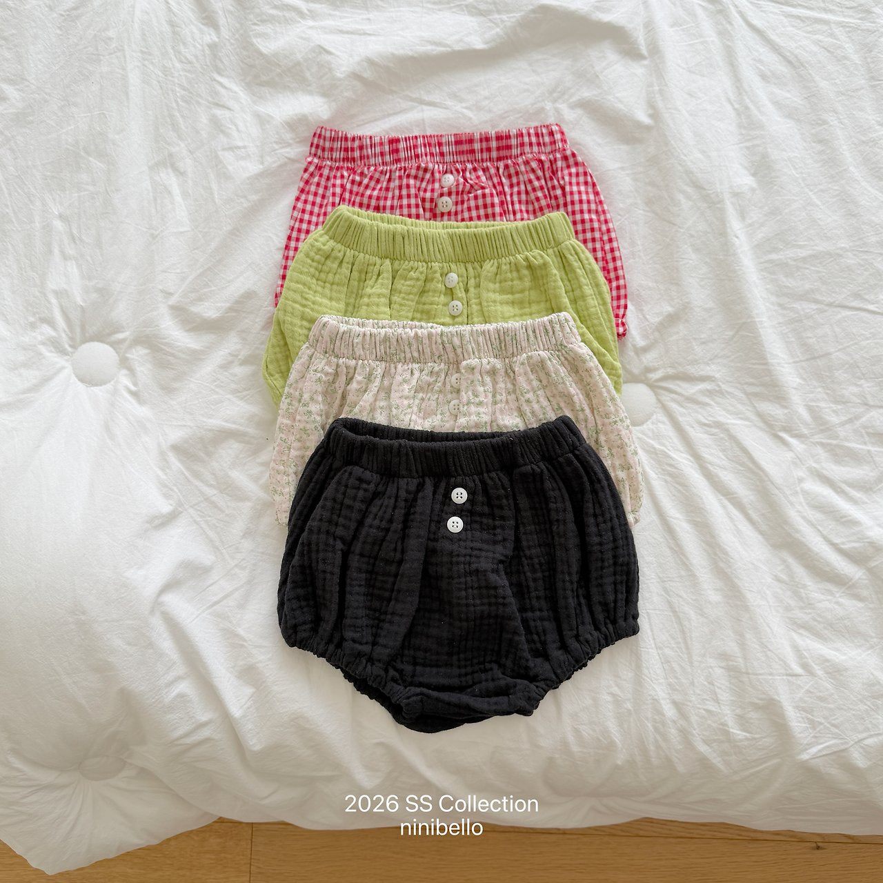 (予約) ninibello  / Kongkong Button Bloomers