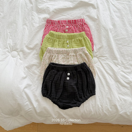(予約) ninibello  / Kongkong Button Bloomers