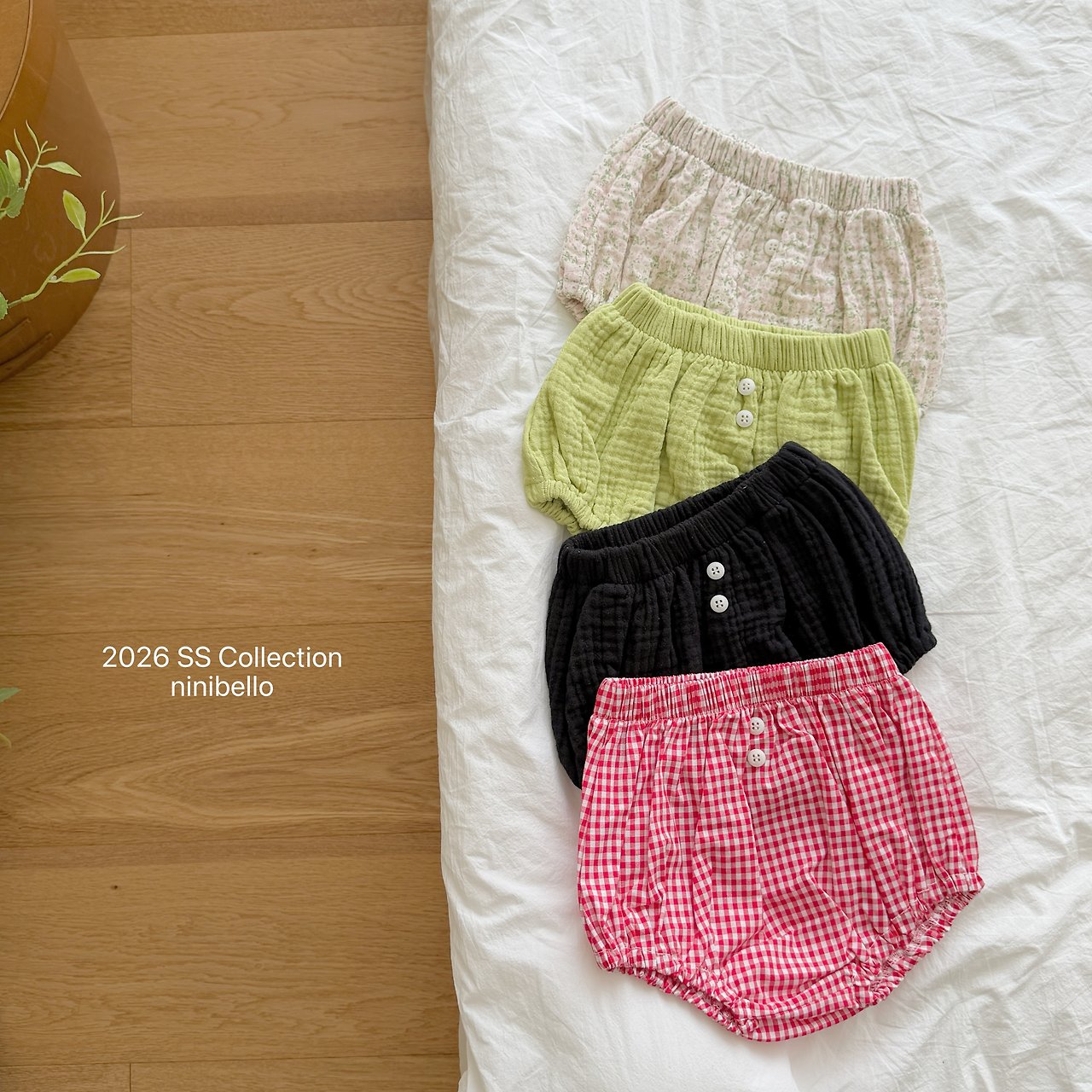 (予約) ninibello  / Kongkong Button Bloomers