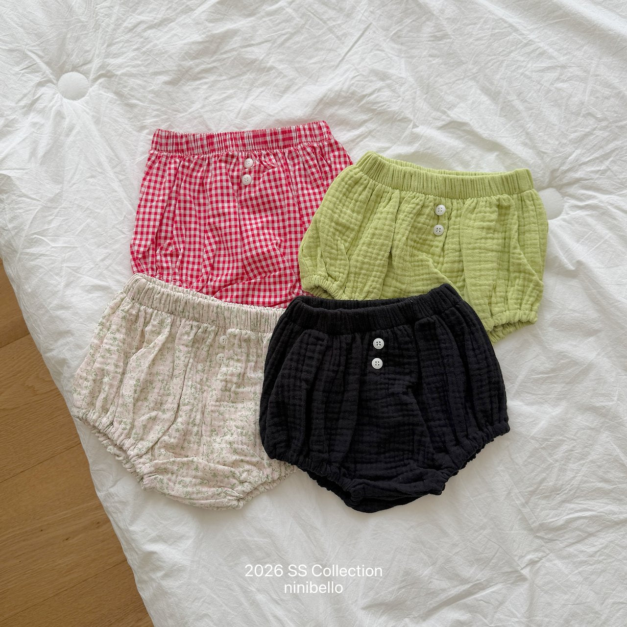 (予約) ninibello  / Kongkong Button Bloomers