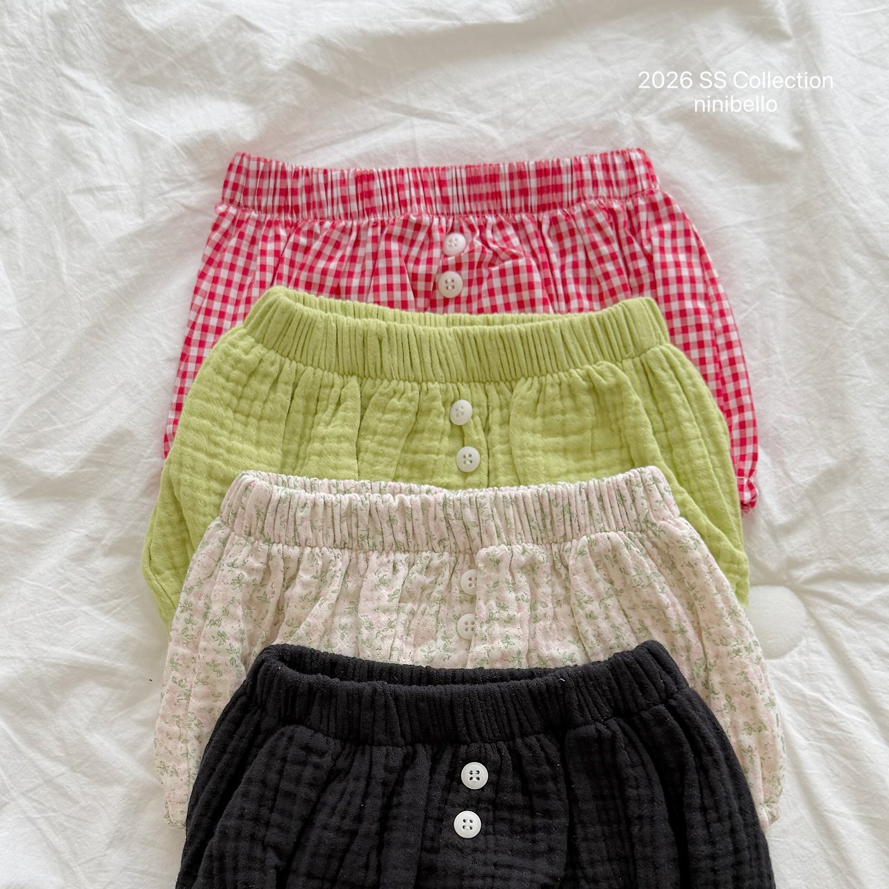 (予約) ninibello  / Kongkong Button Bloomers