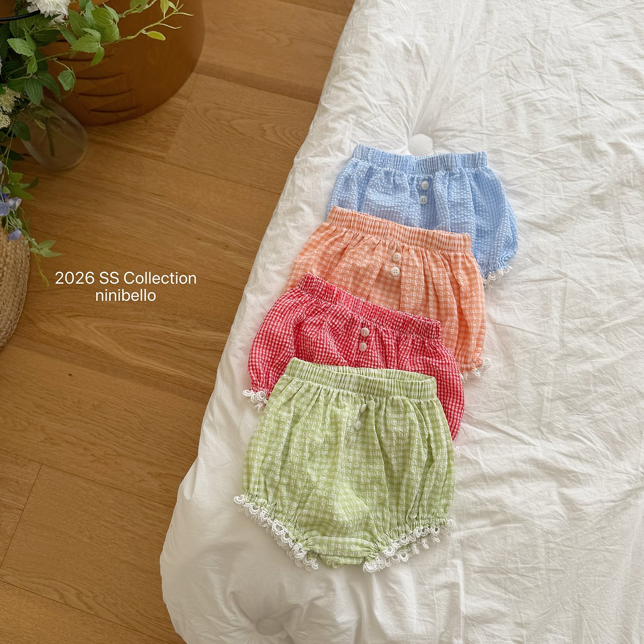 (予約) ninibello  / Sweet Lace Bloomers