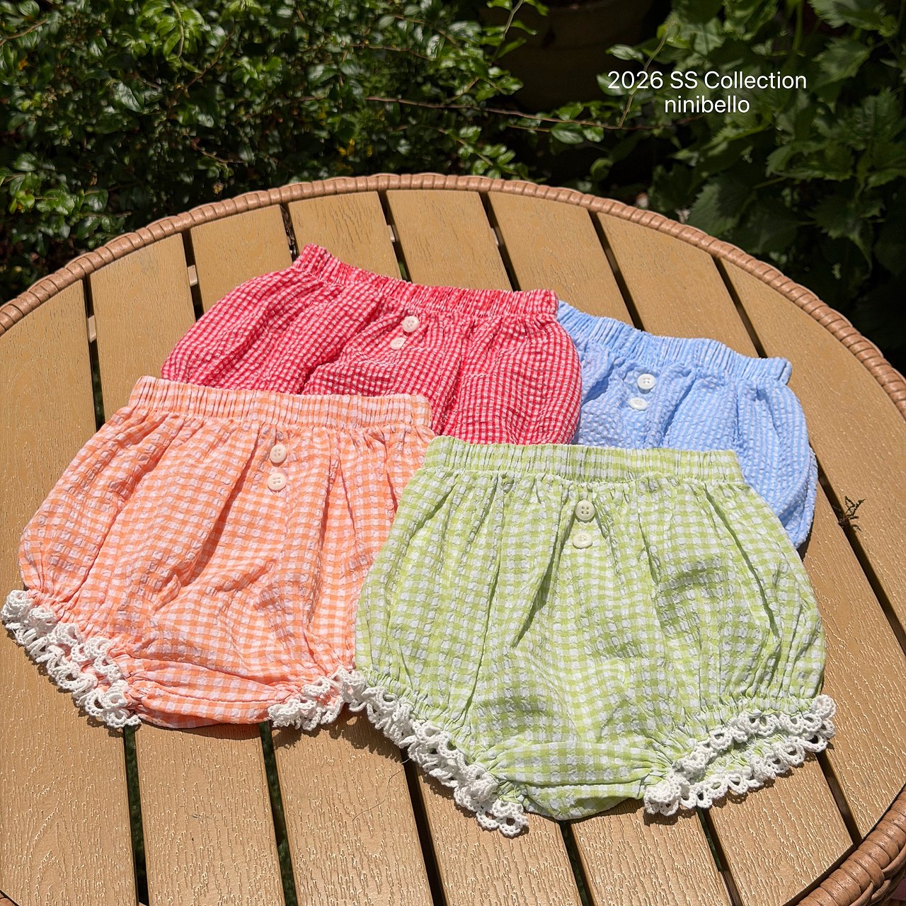 (予約) ninibello  / Sweet Lace Bloomers