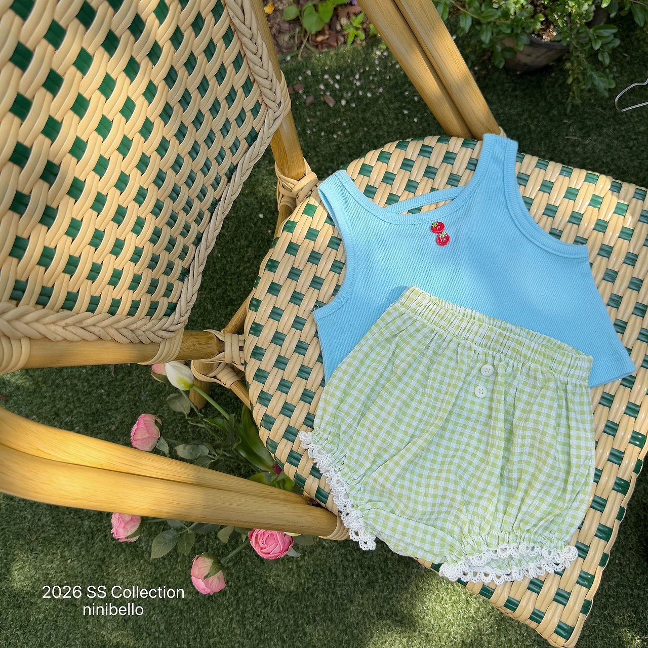 (予約) ninibello  / Sweet Lace Bloomers