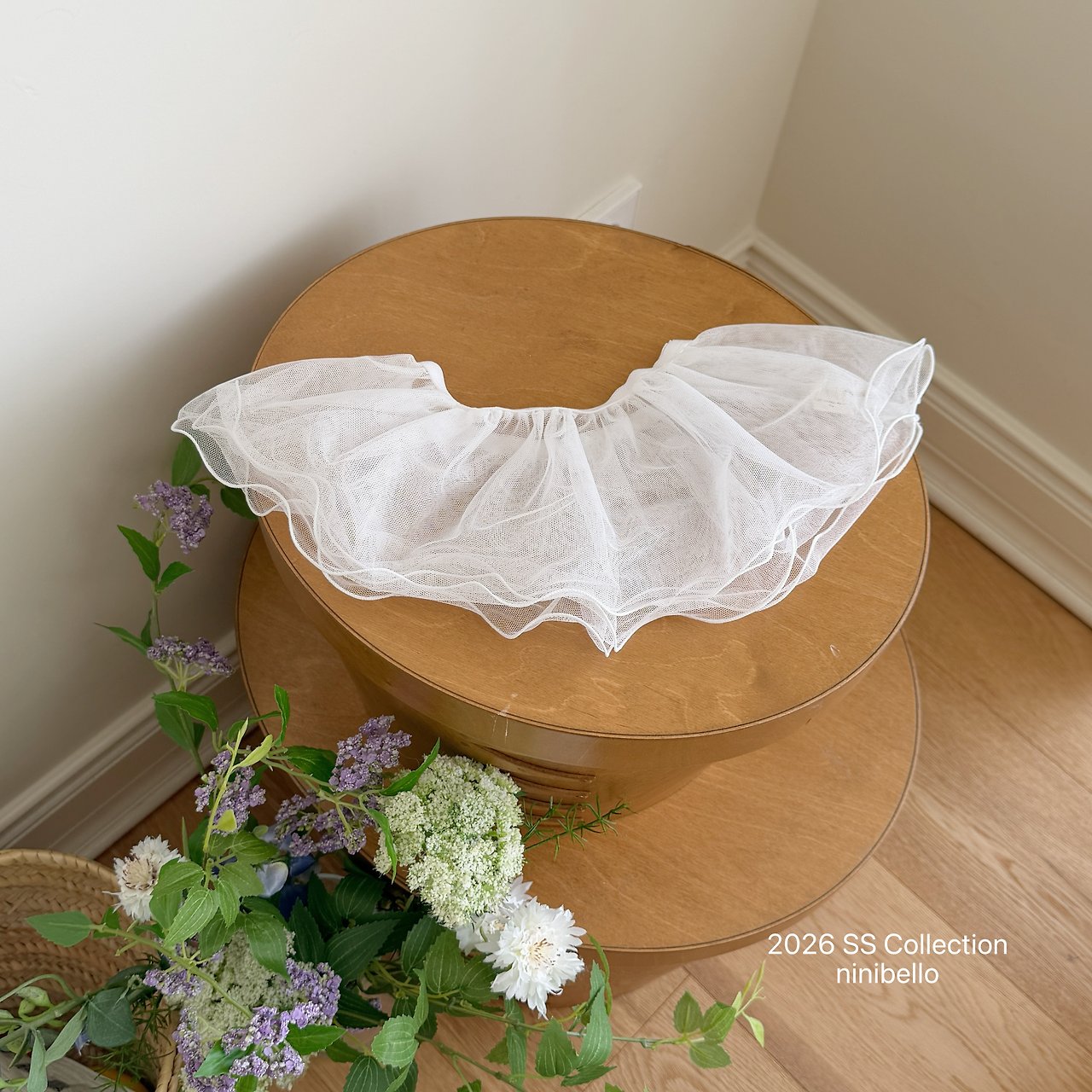(予約) ninibello  / Tulle Apron