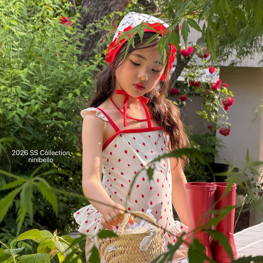 (予約) ninibello  / Rosy Berry Swimwear