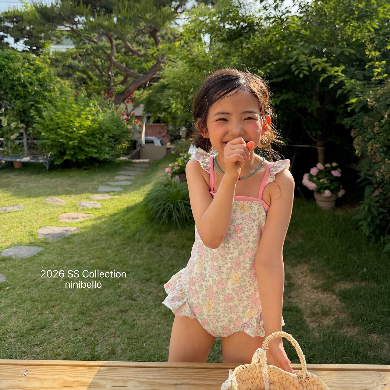 (予約) ninibello  / Rosy Berry Swimwear