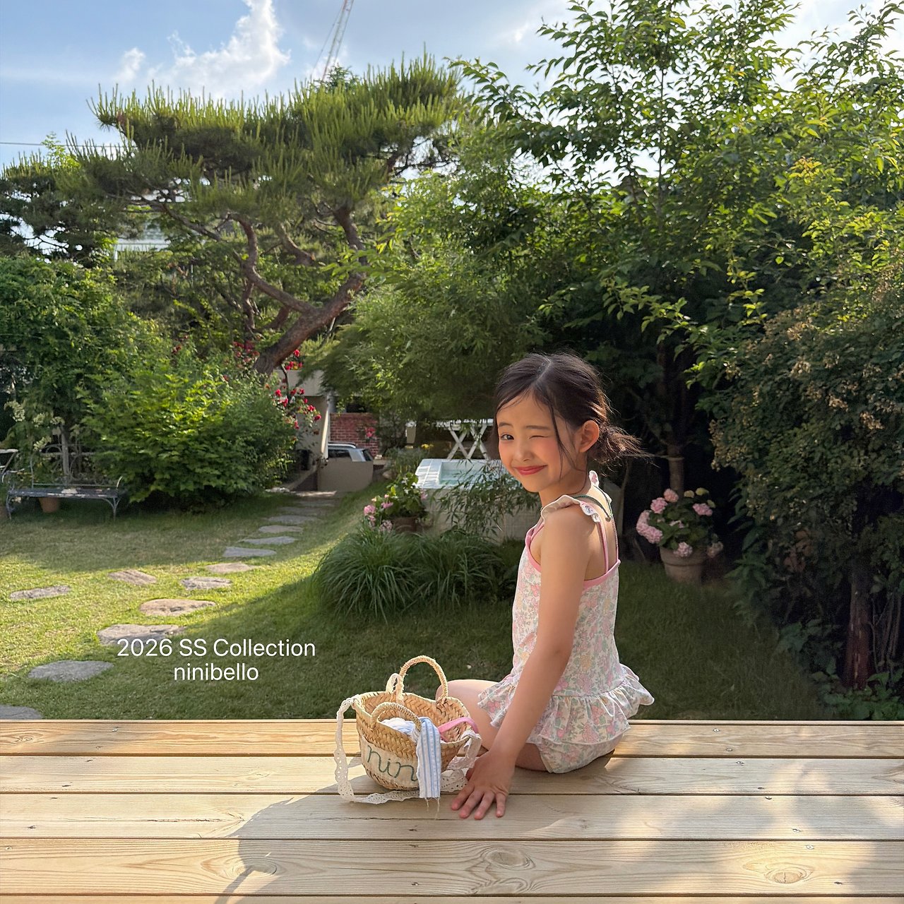 (予約) ninibello  / Rosy Berry Swimwear