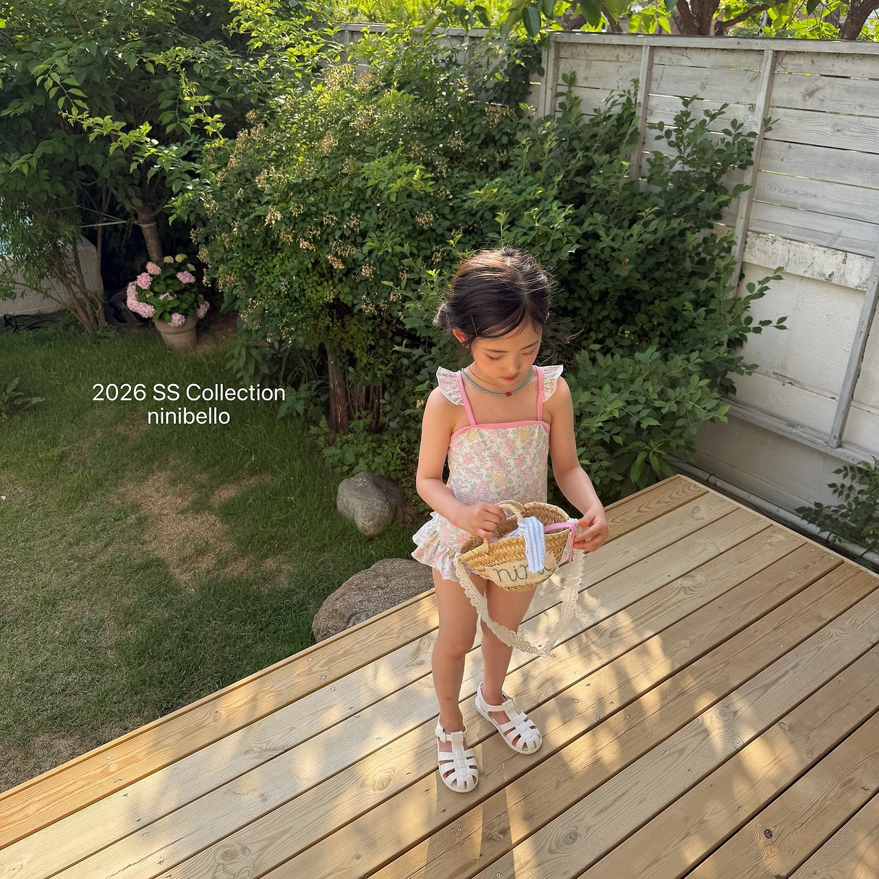 (予約) ninibello  / Rosy Berry Swimwear