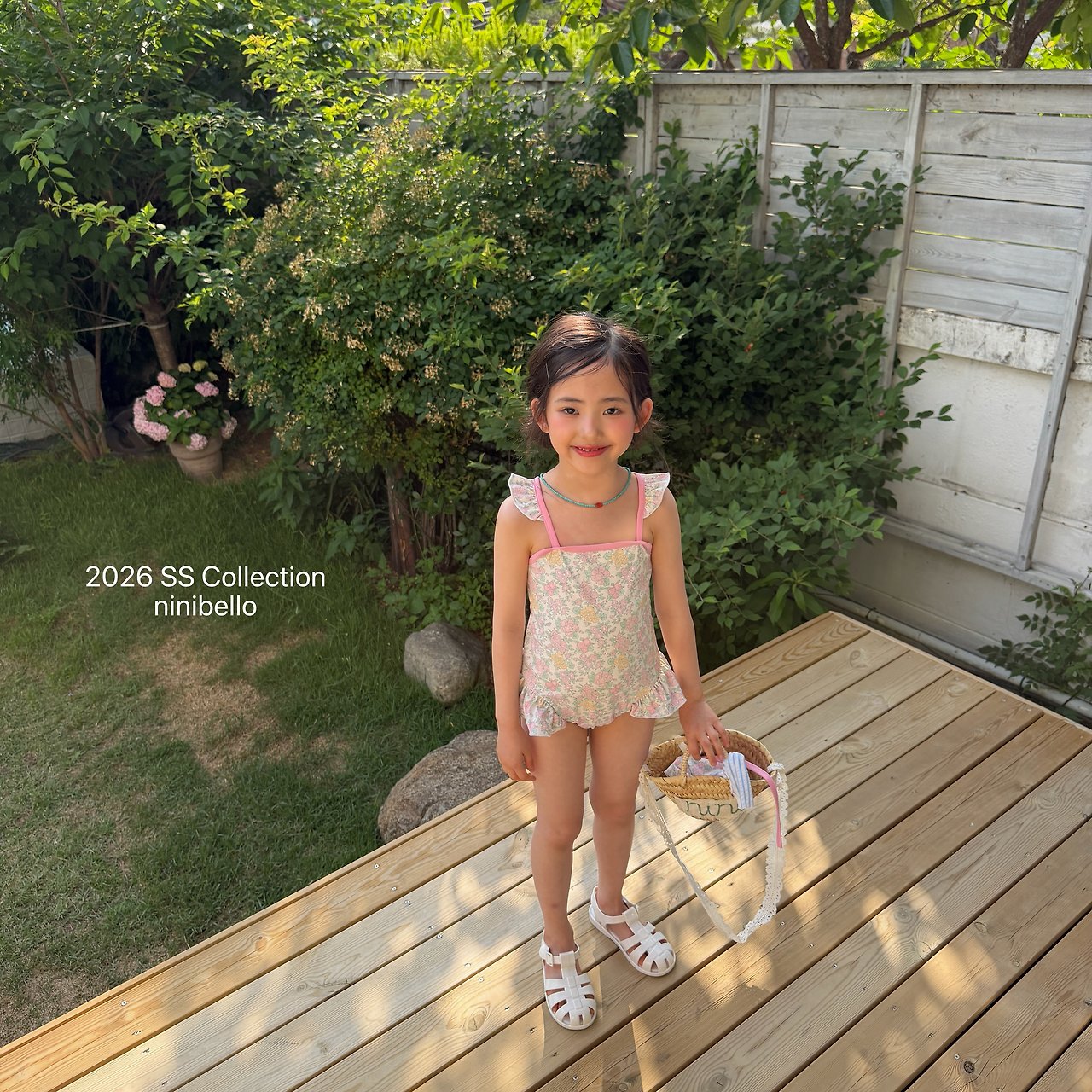 (予約) ninibello  / Rosy Berry Swimwear