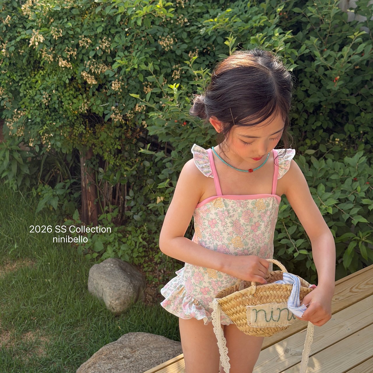 (予約) ninibello  / Rosy Berry Swimwear