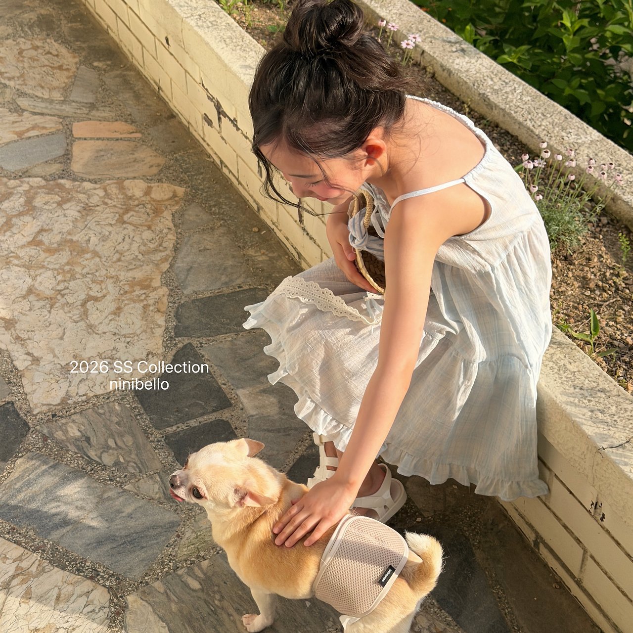 (予約) ninibello  / Pure Tiered Dress