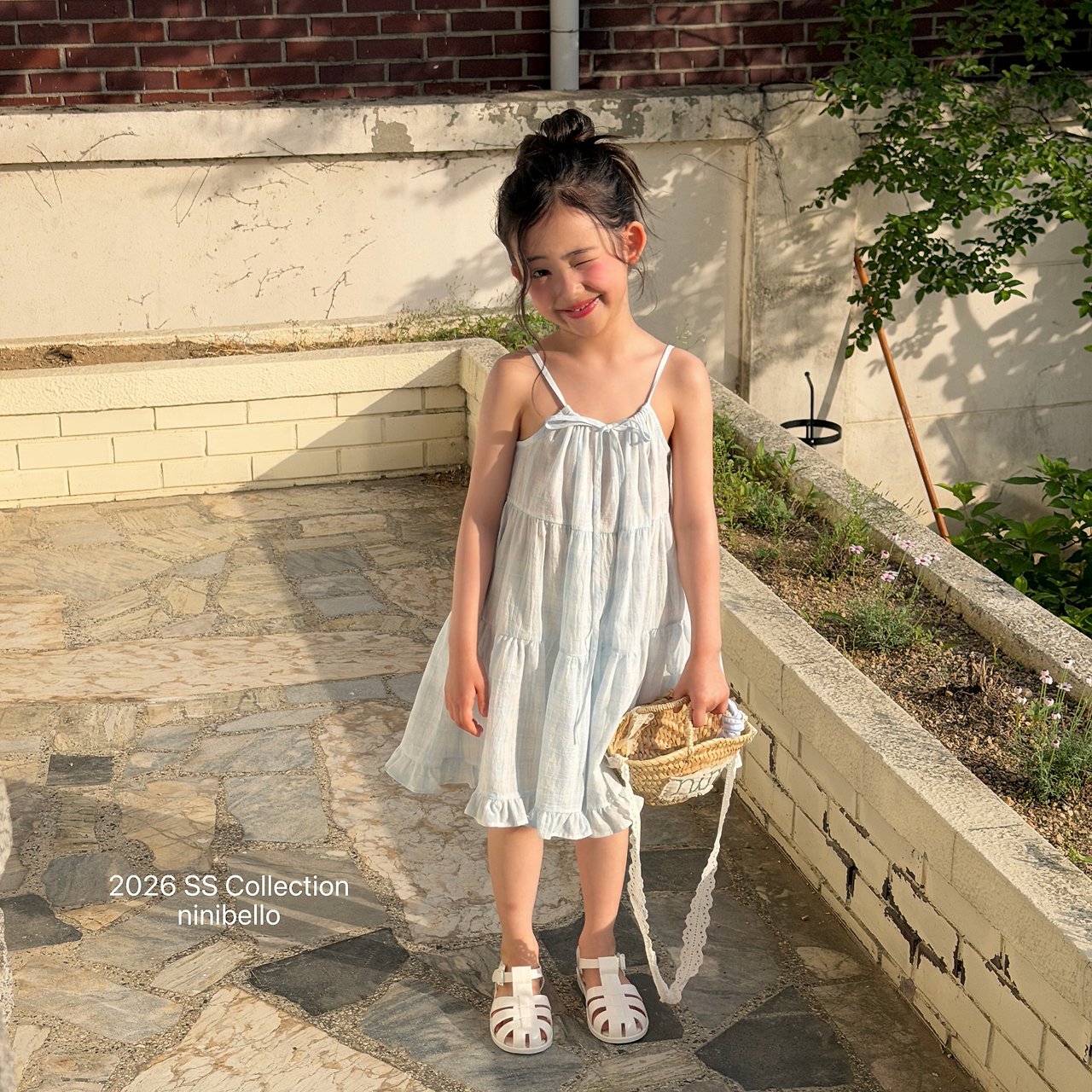 (予約) ninibello  / Pure Tiered Dress