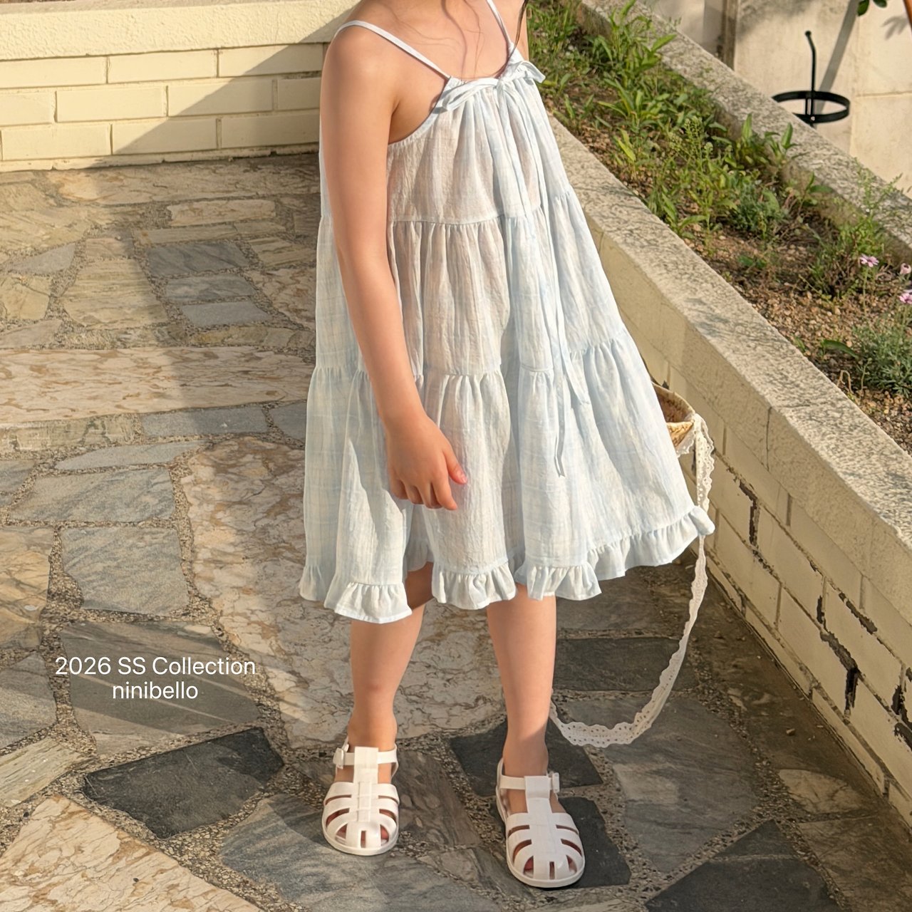 (予約) ninibello  / Pure Tiered Dress