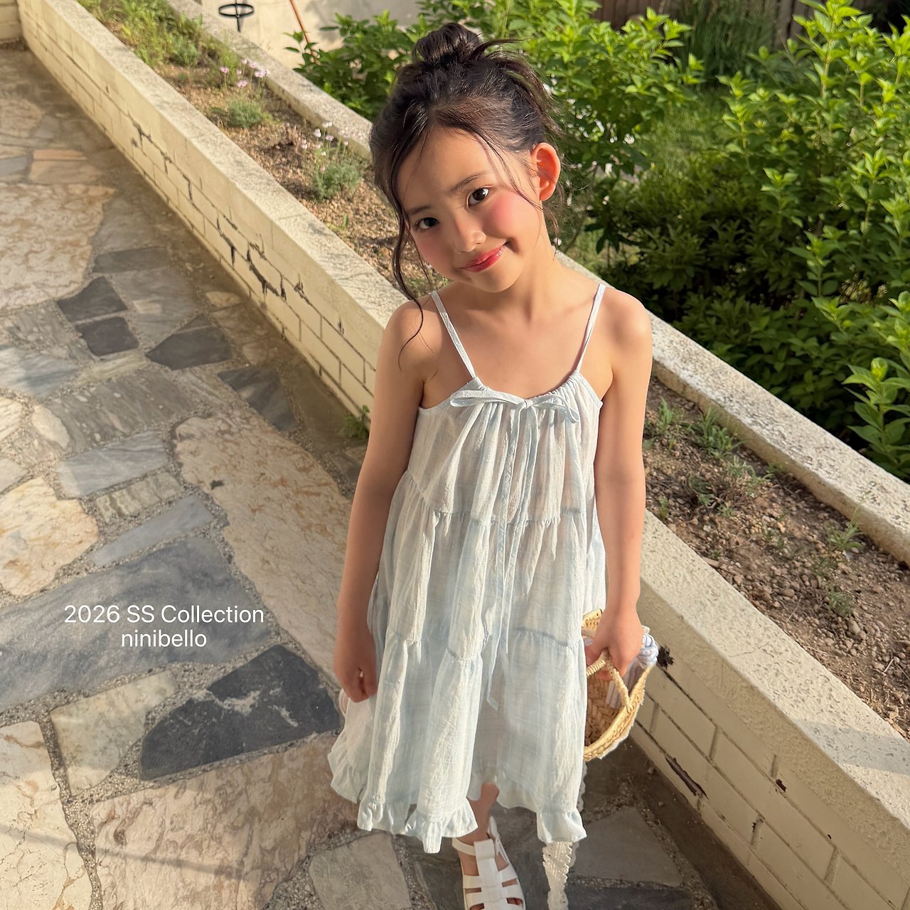 (予約) ninibello  / Pure Tiered Dress