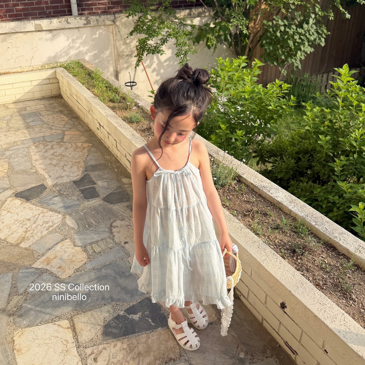 (予約) ninibello  / Pure Tiered Dress