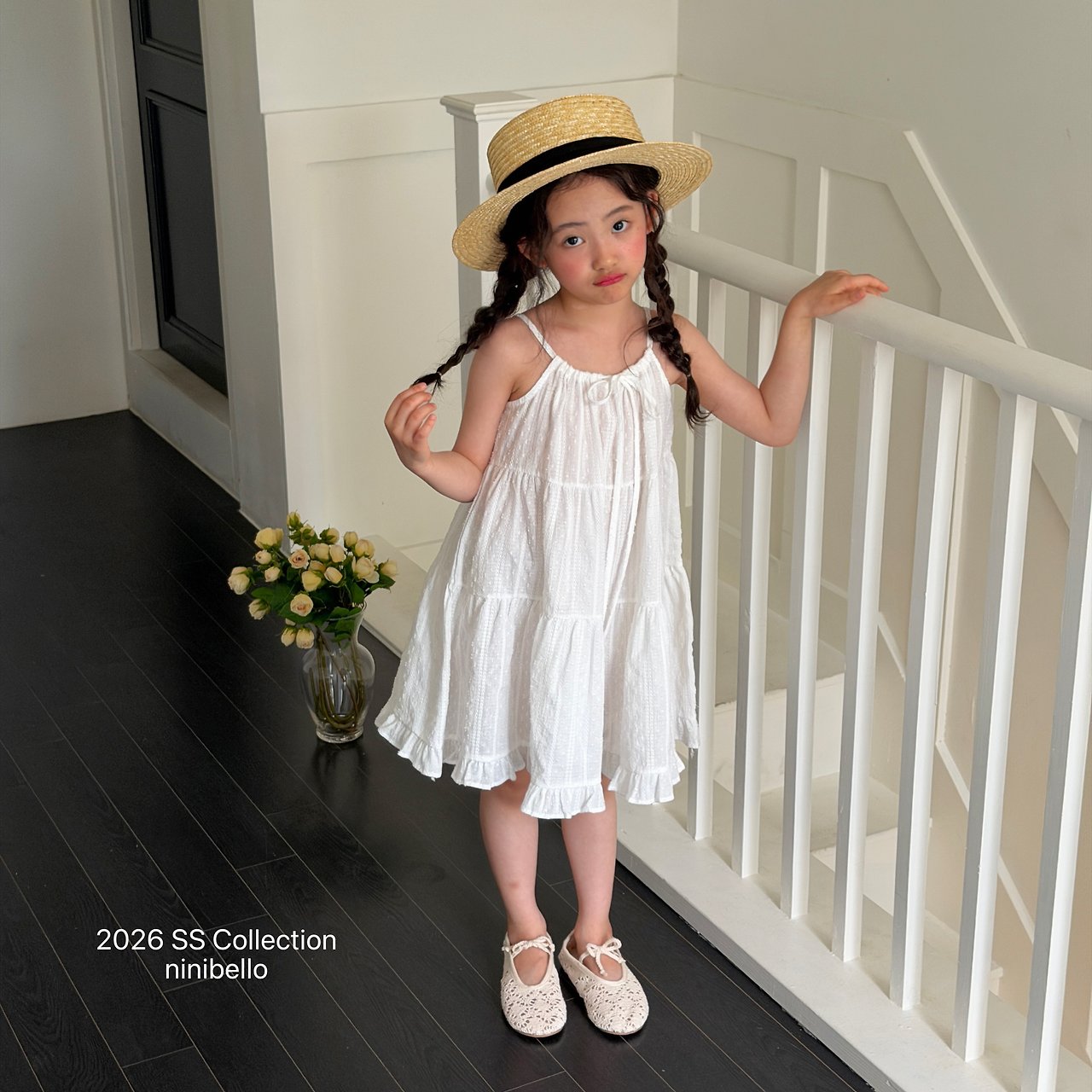 (予約) ninibello  / Pure Tiered Dress
