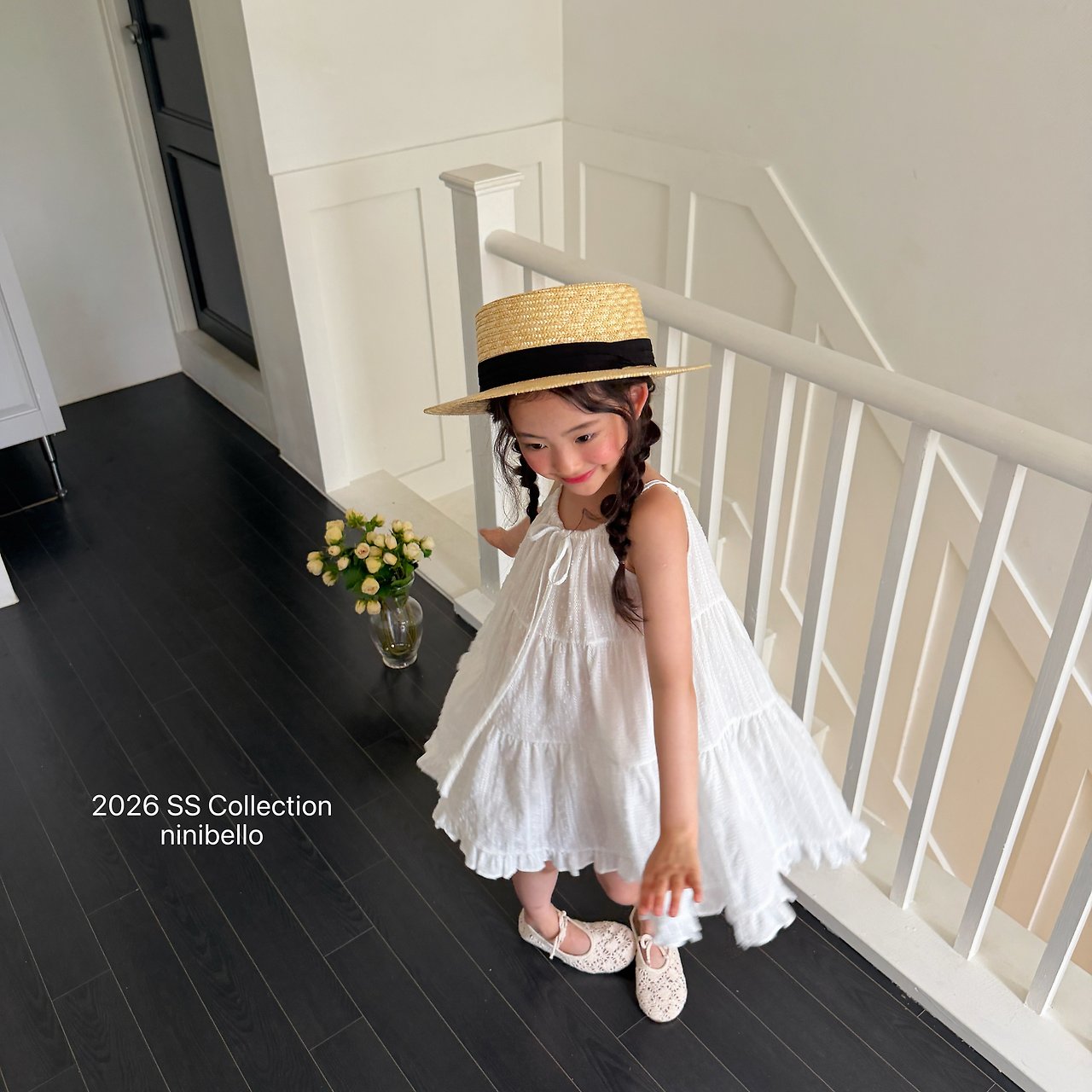 (予約) ninibello  / Pure Tiered Dress