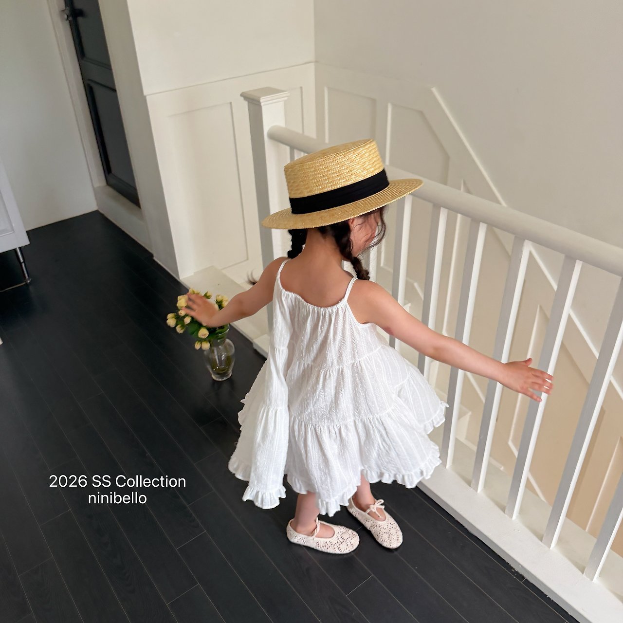 (予約) ninibello  / Pure Tiered Dress