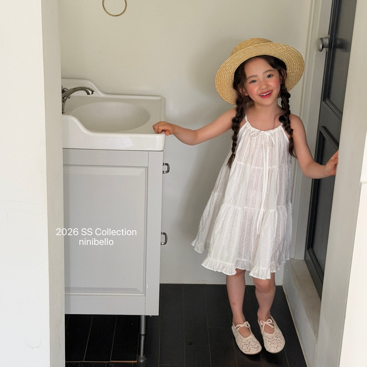 (予約) ninibello  / Pure Tiered Dress