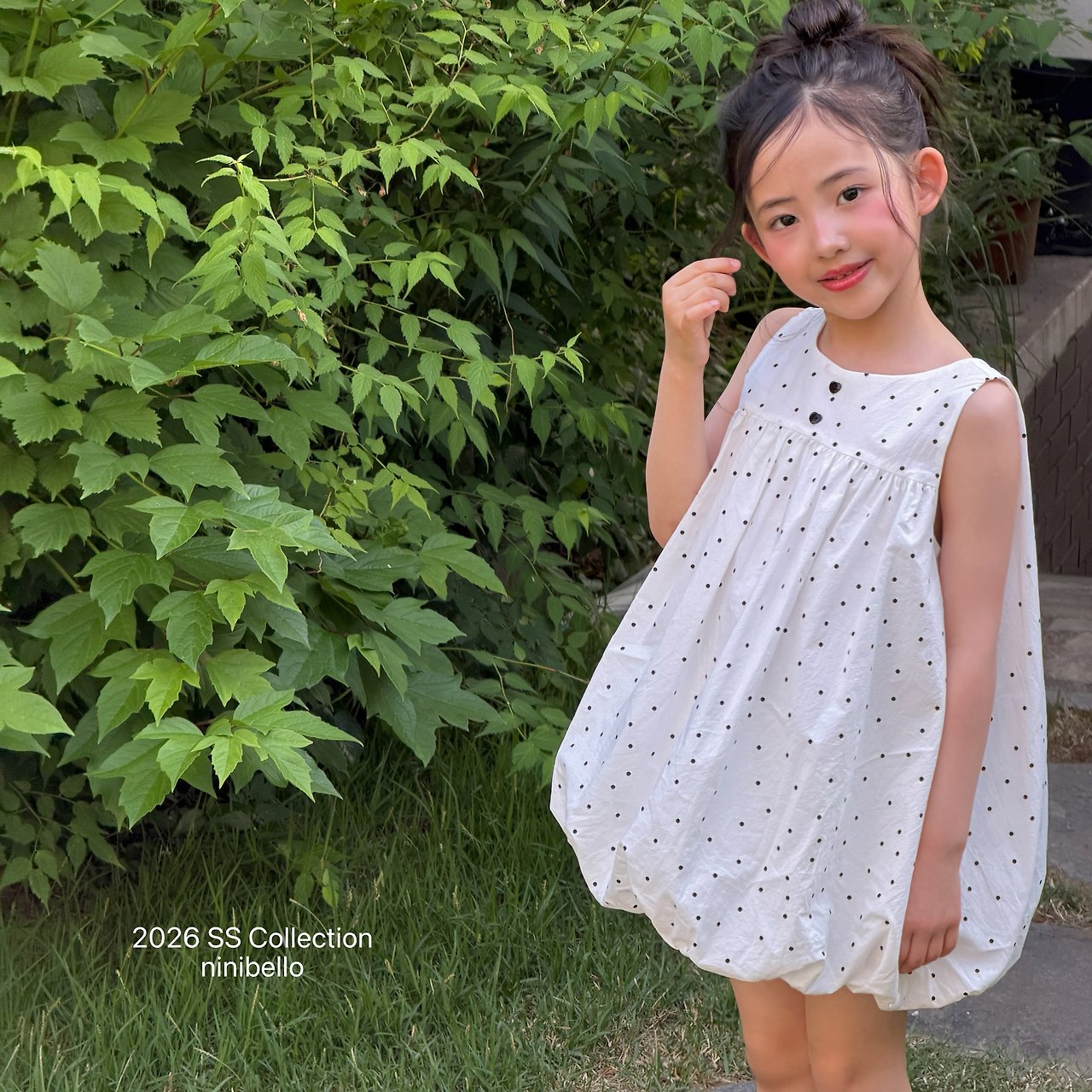 (予約) ninibello  / Bubble Pop Balloon Dress