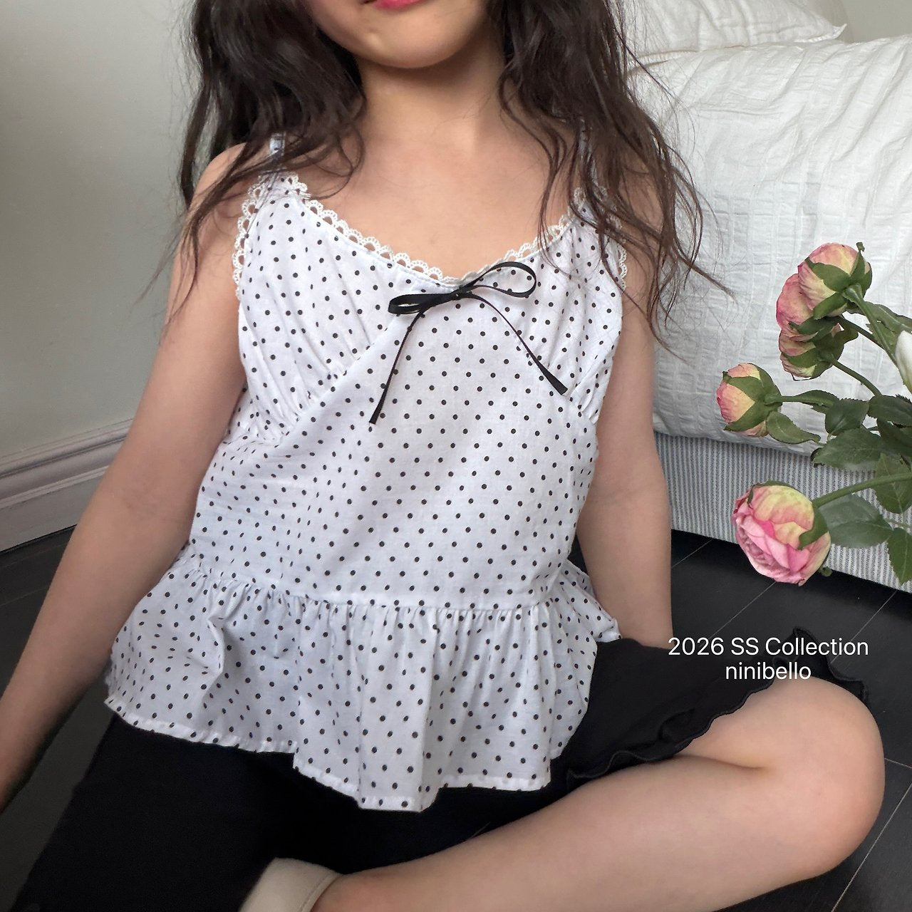 (予約) ninibello  / La Vie En Sleeveless Blouse