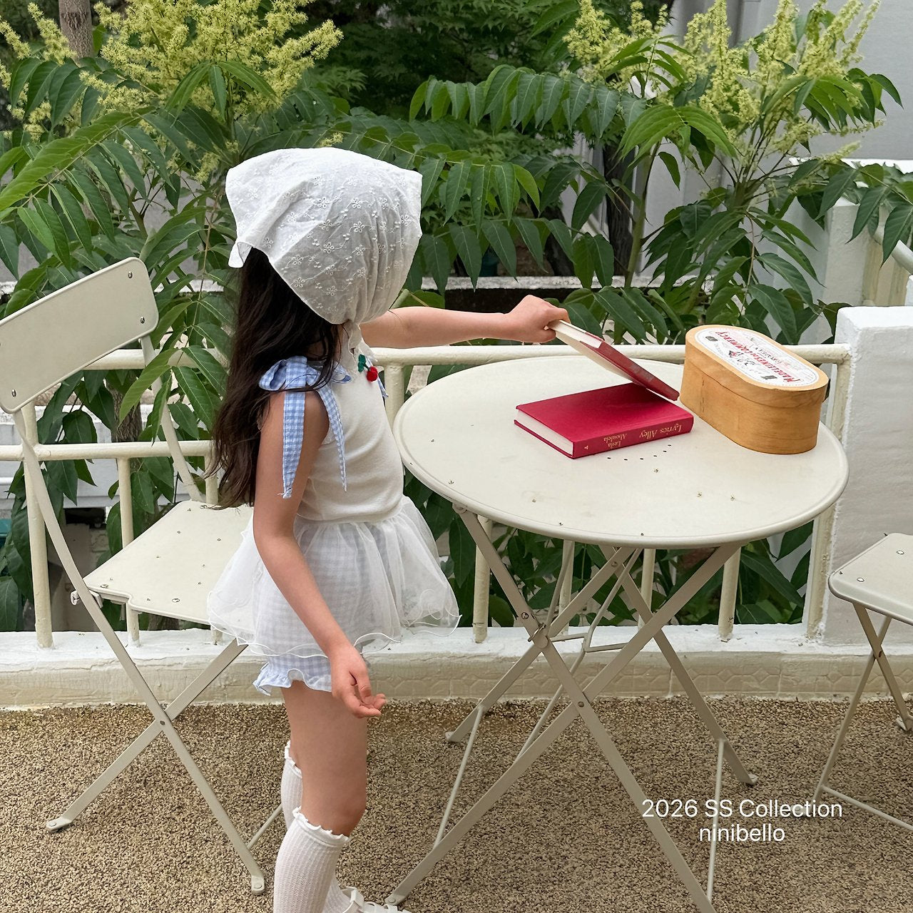 (予約) ninibello  / Mimi 3/4 Frill Leggings
