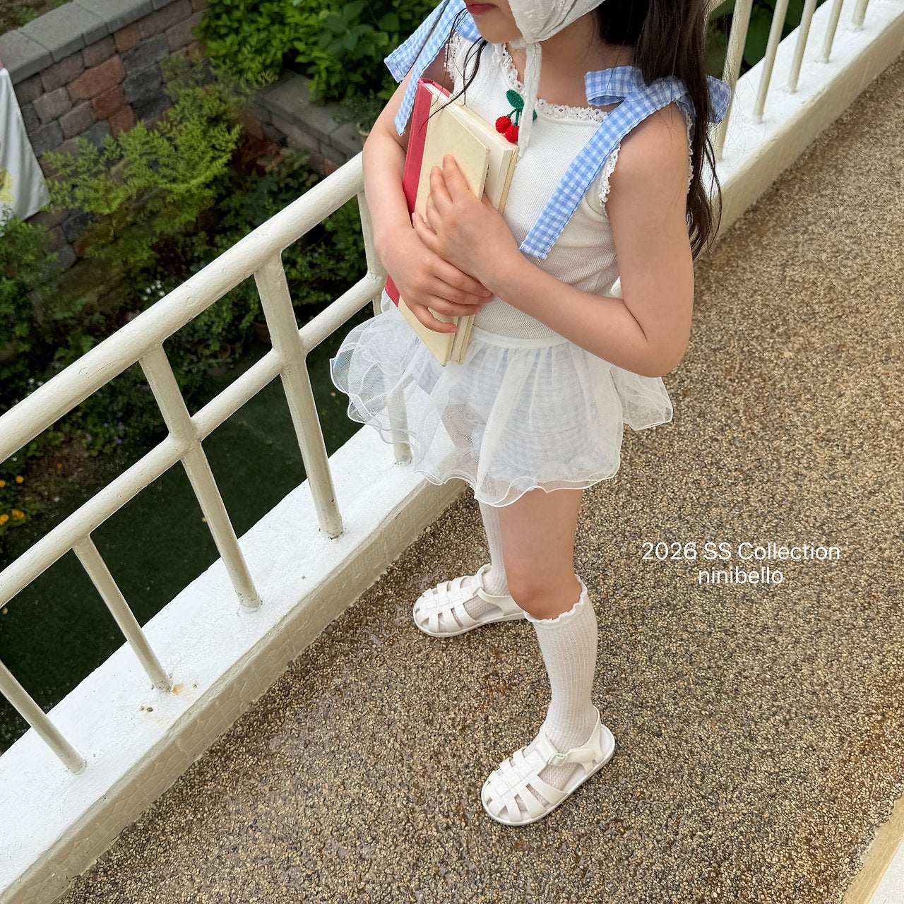 (予約) ninibello  / Mimi 3/4 Frill Leggings