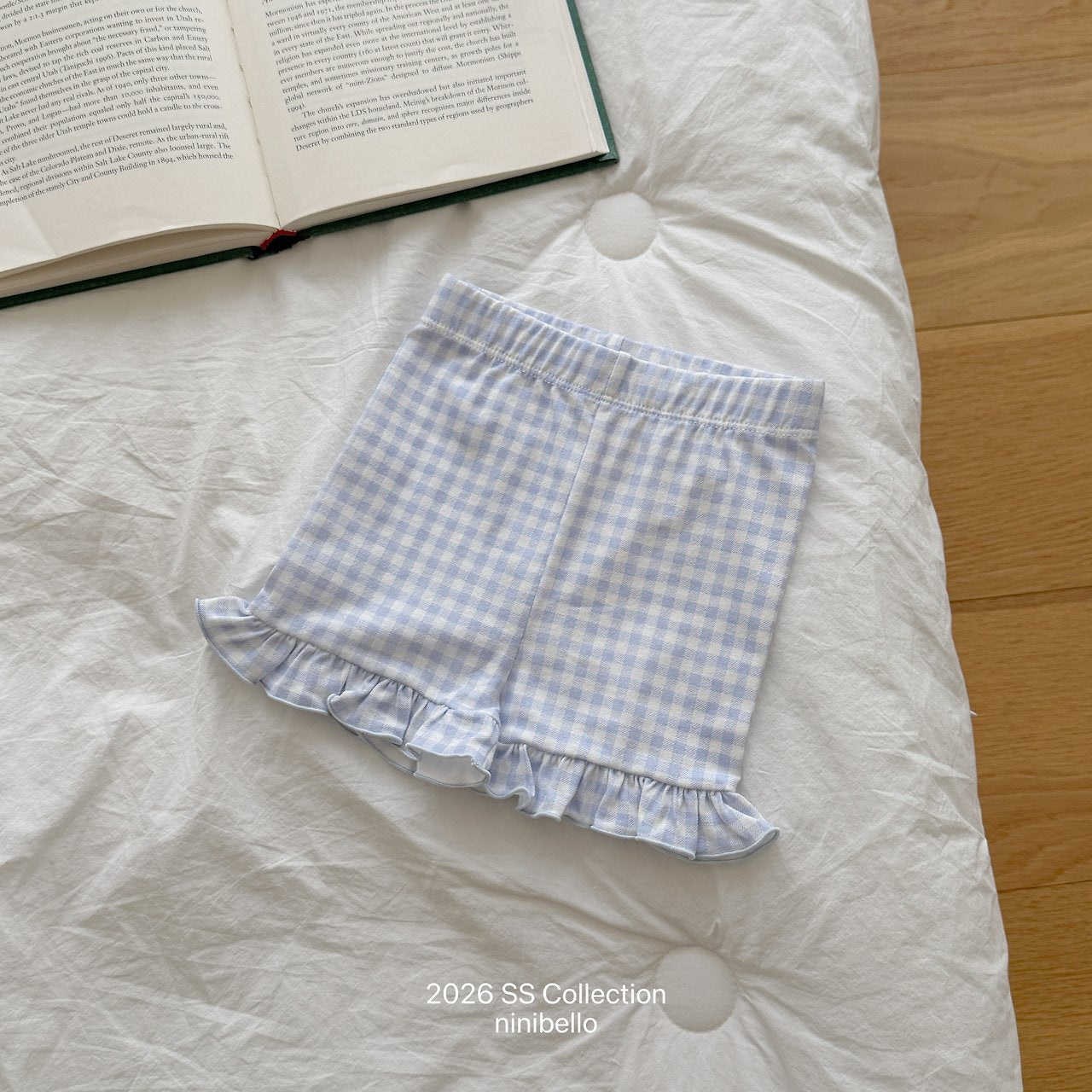 (予約) ninibello  / Mimi 3/4 Frill Leggings
