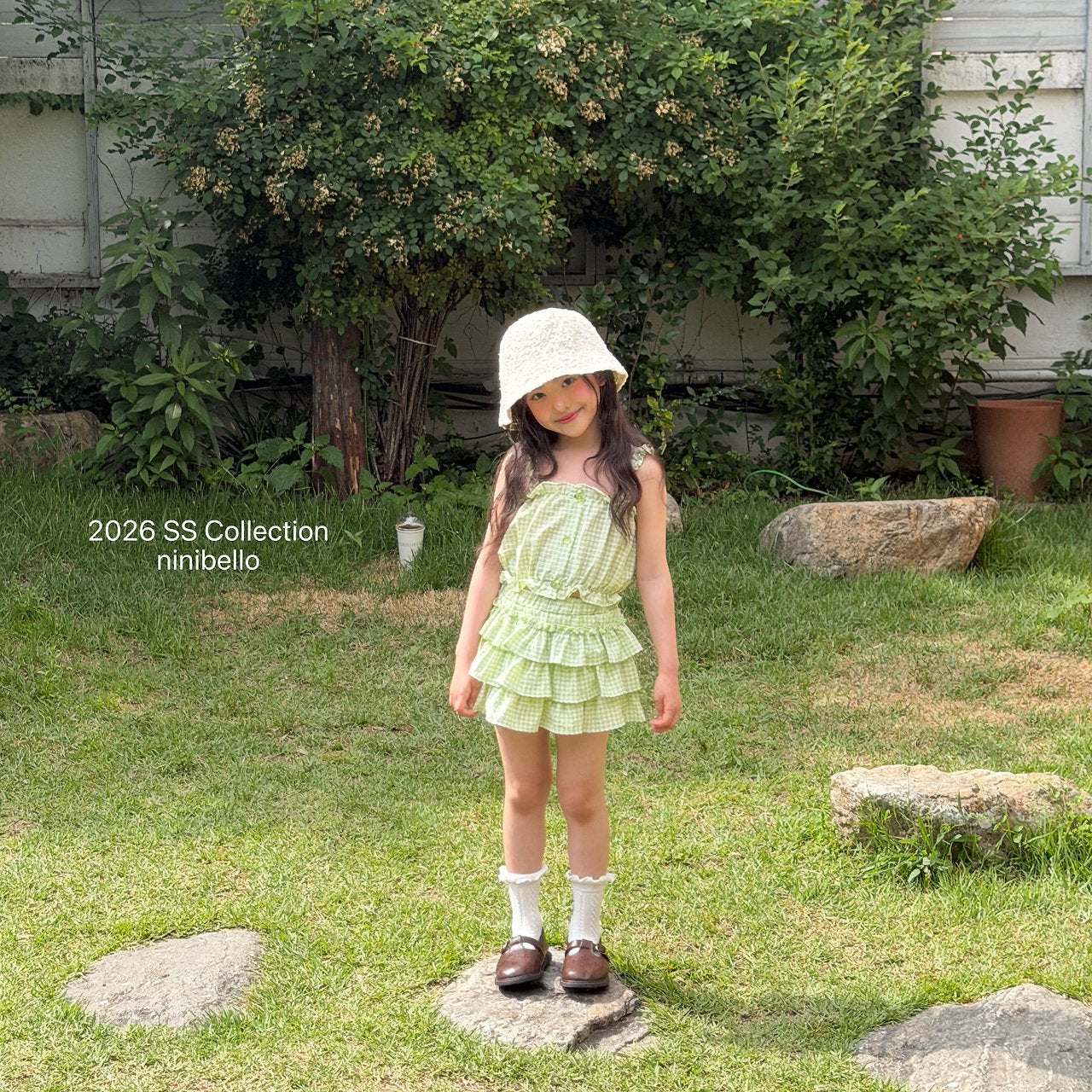 (予約) ninibello  / Sweet Tiered Skirt