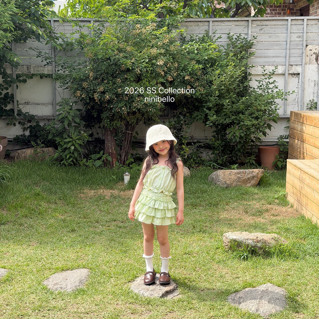 (予約) ninibello  / Sweet Tiered Skirt