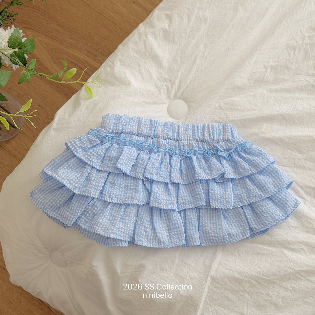 (予約) ninibello  / Sweet Tiered Skirt