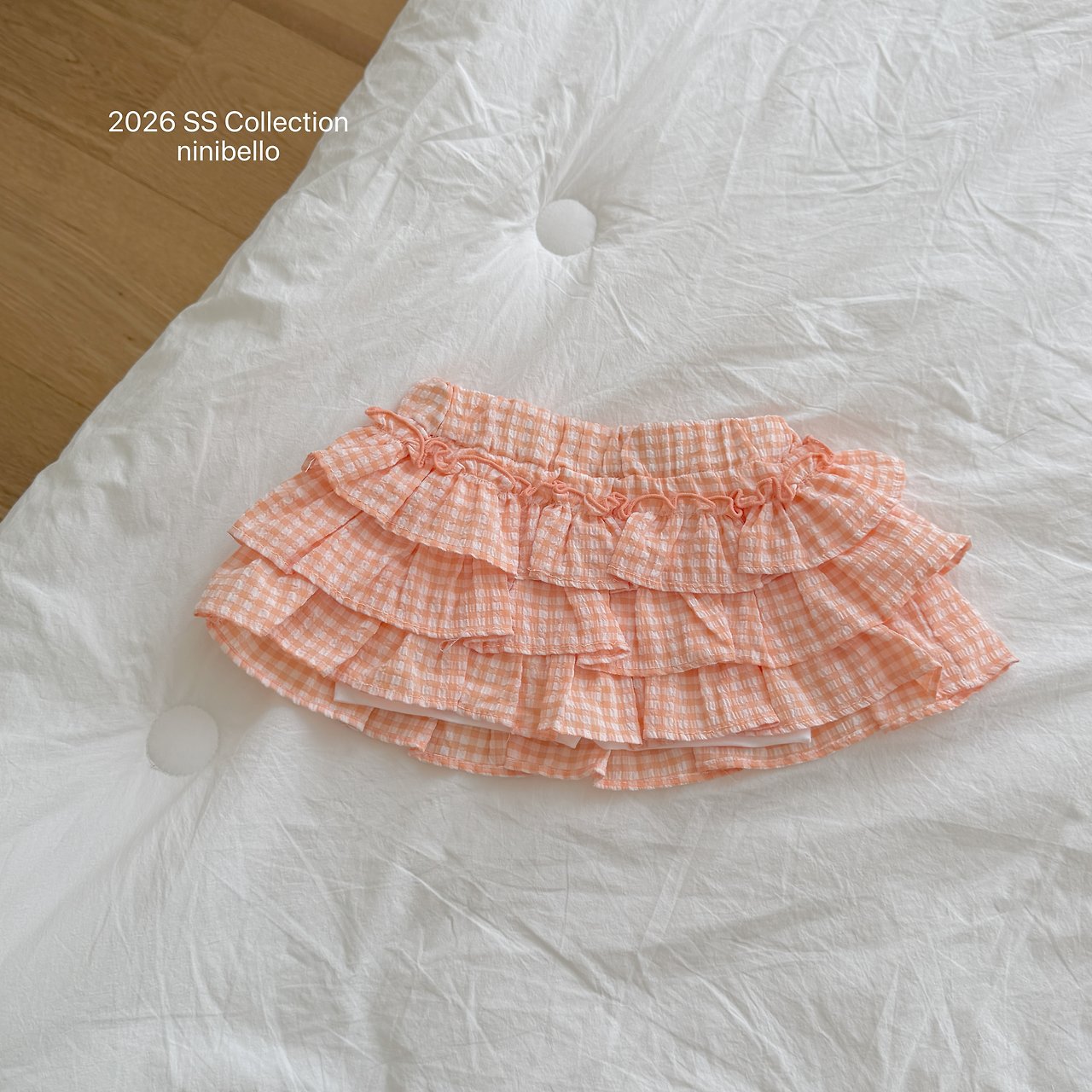 (予約) ninibello  / Sweet Tiered Skirt