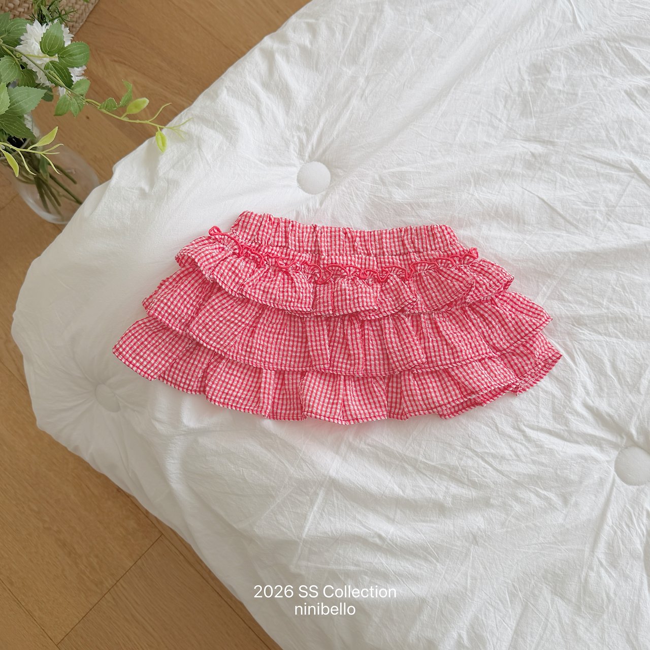 (予約) ninibello  / Sweet Tiered Skirt