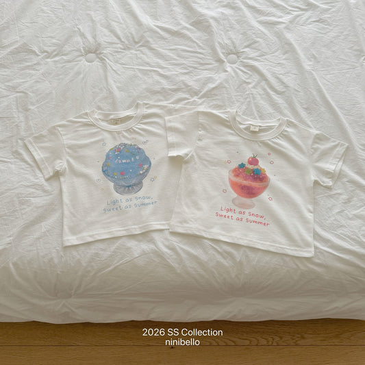 (予約) ninibello  / Summer Bingsu Tee