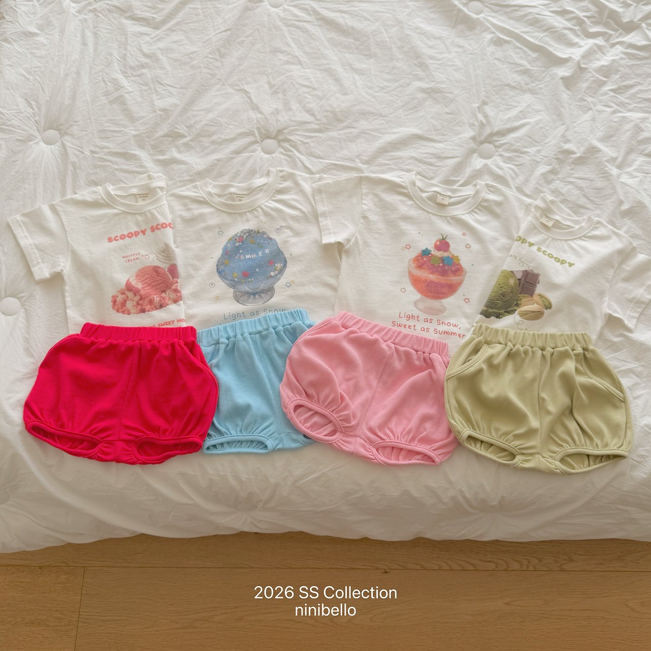 (予約) ninibello  / Summer Bingsu Tee