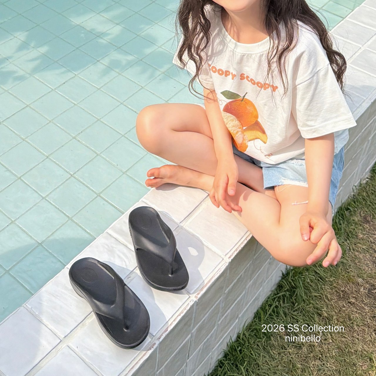 (予約) ninibello  / Scoop Scoop Short Sleeve T-shirt