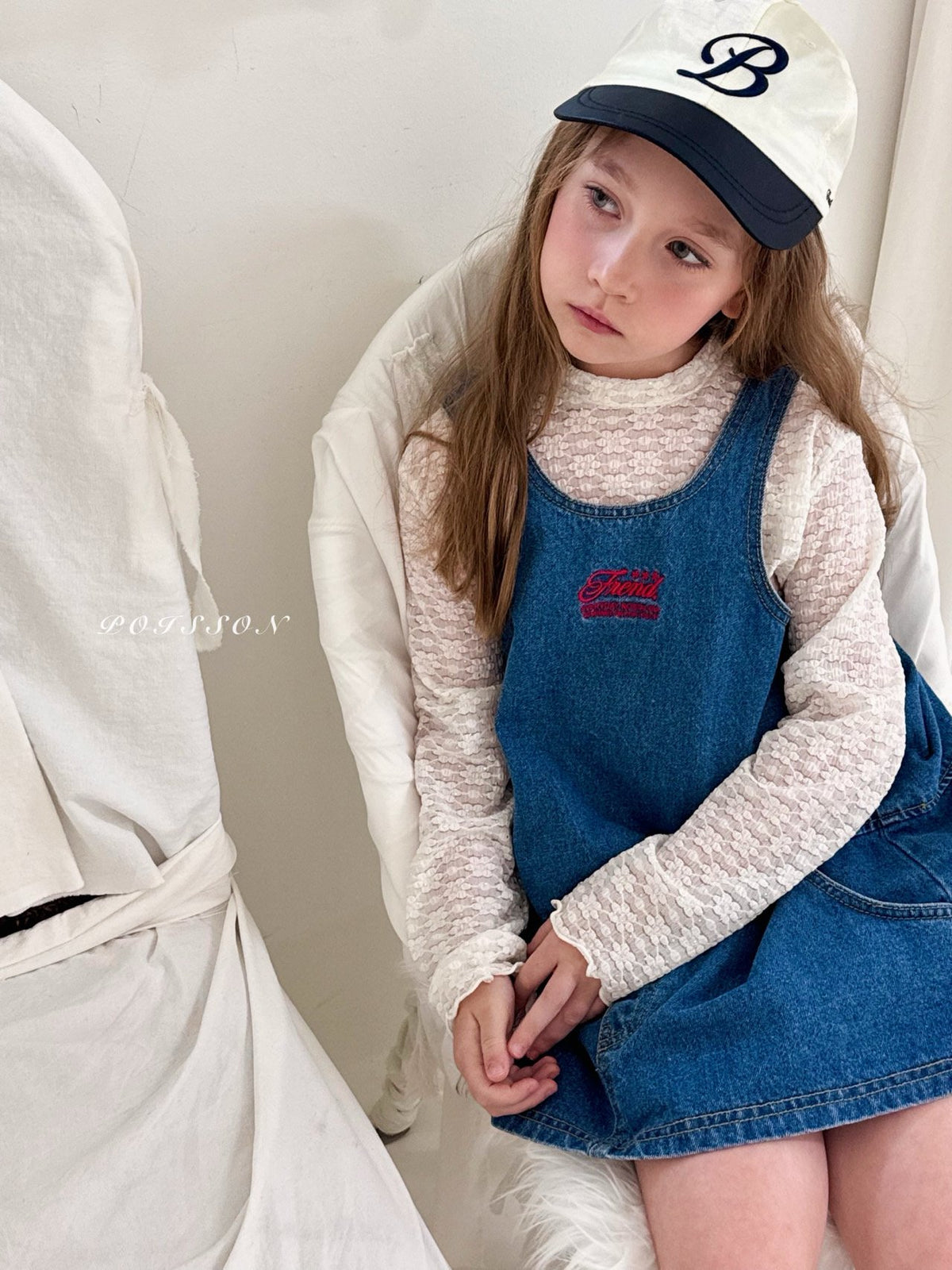 POISSON / Lace Layering T