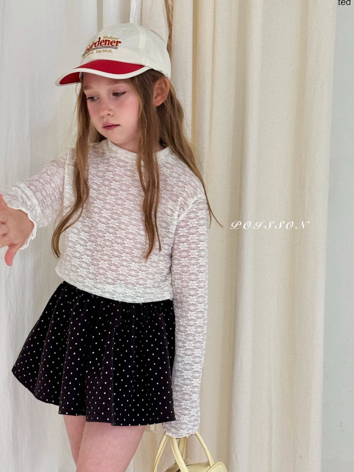 POISSON / Lace Layering T