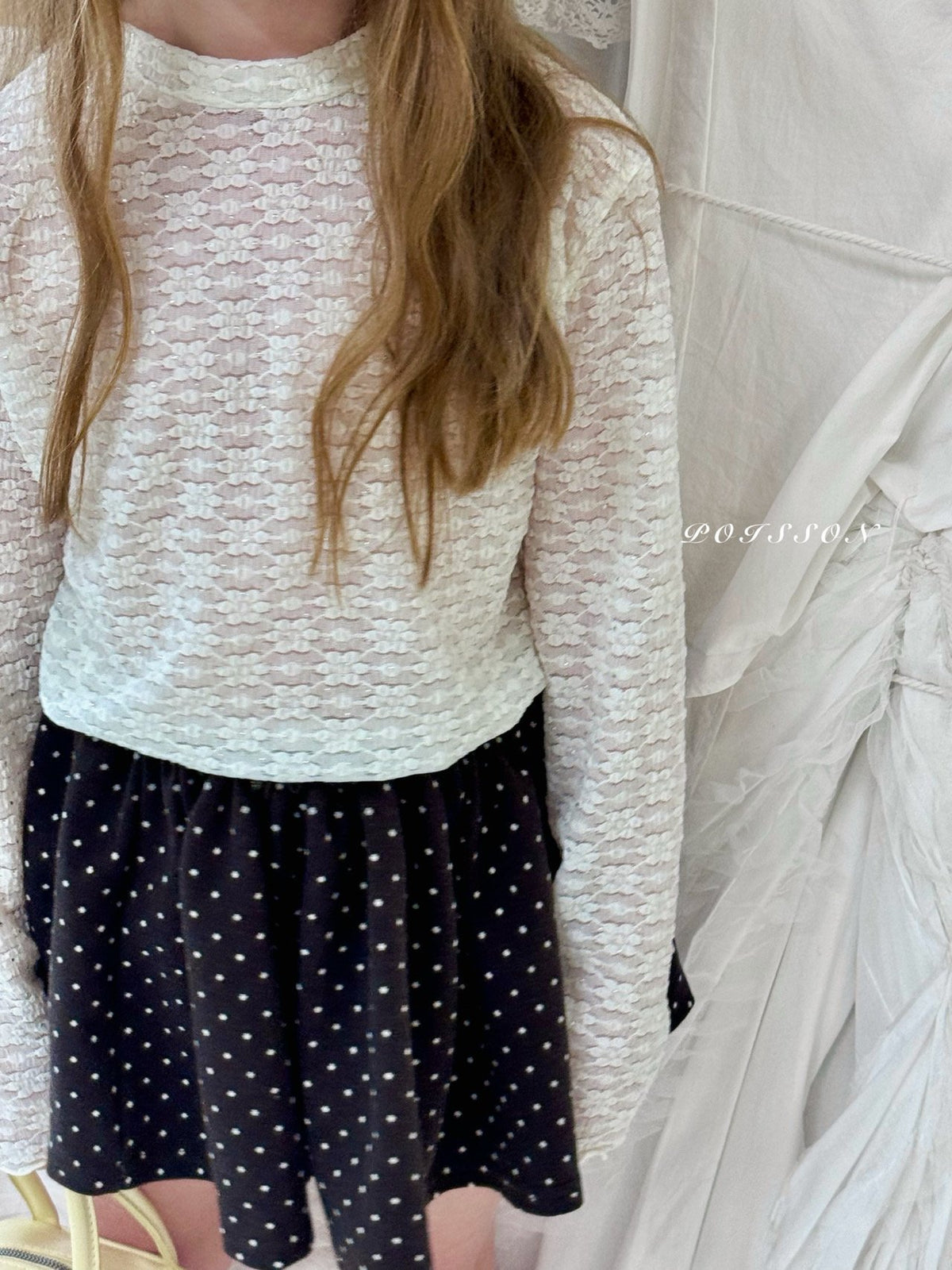 POISSON / Lace Layering T