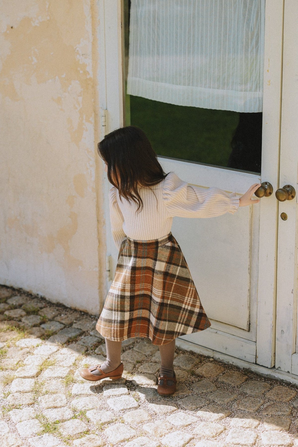 (予約) mon Atelier  /  Celine Check Skirt