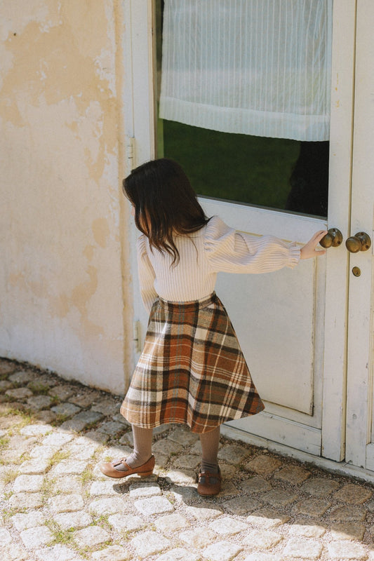 (予約) mon Atelier  /  Celine Check Skirt