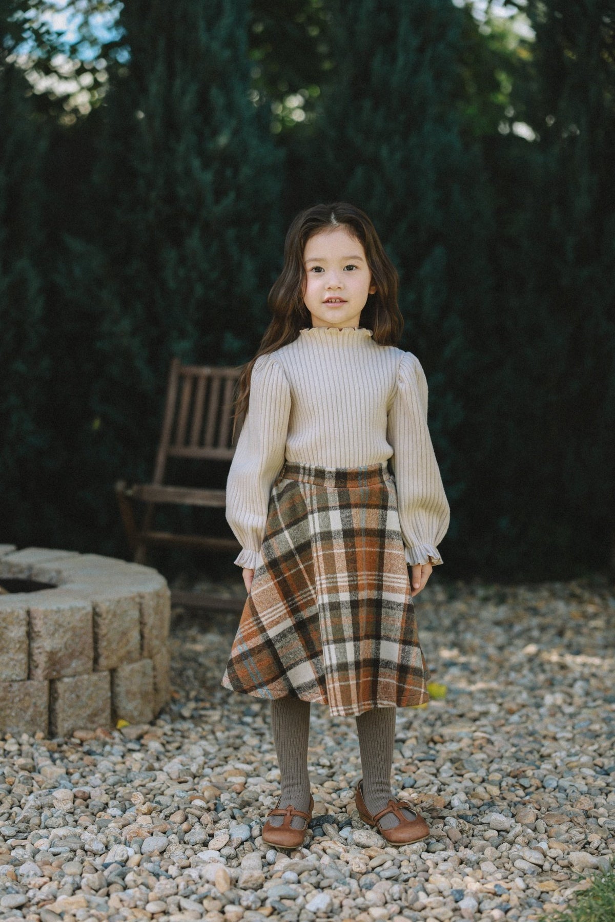 (予約) mon Atelier  /  Celine Check Skirt