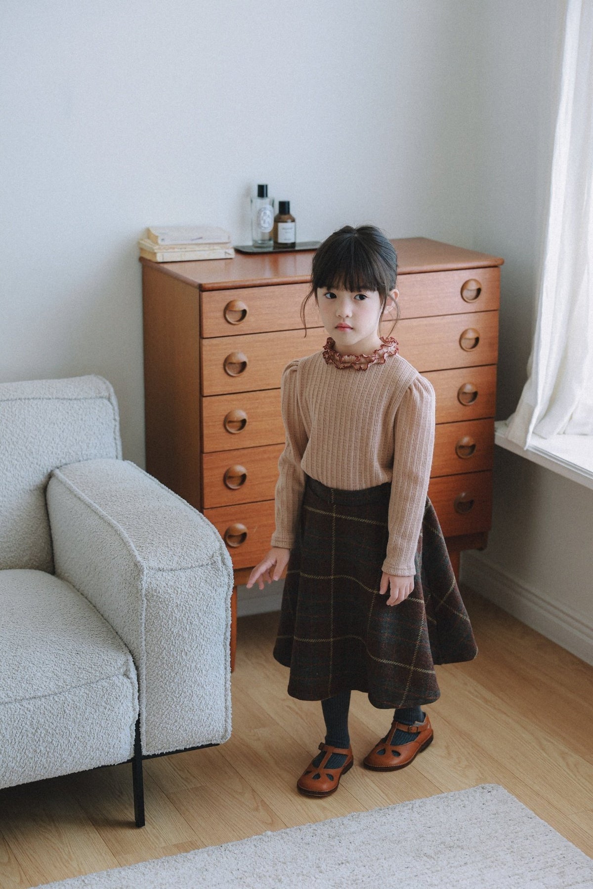 (予約) mon Atelier  /  Celine Check Skirt