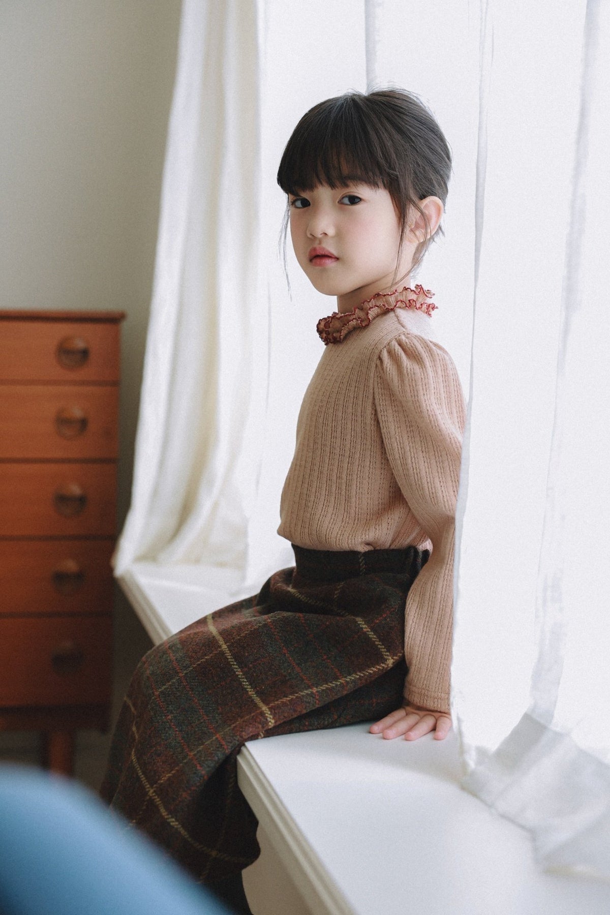 (予約) mon Atelier  /  Celine Check Skirt