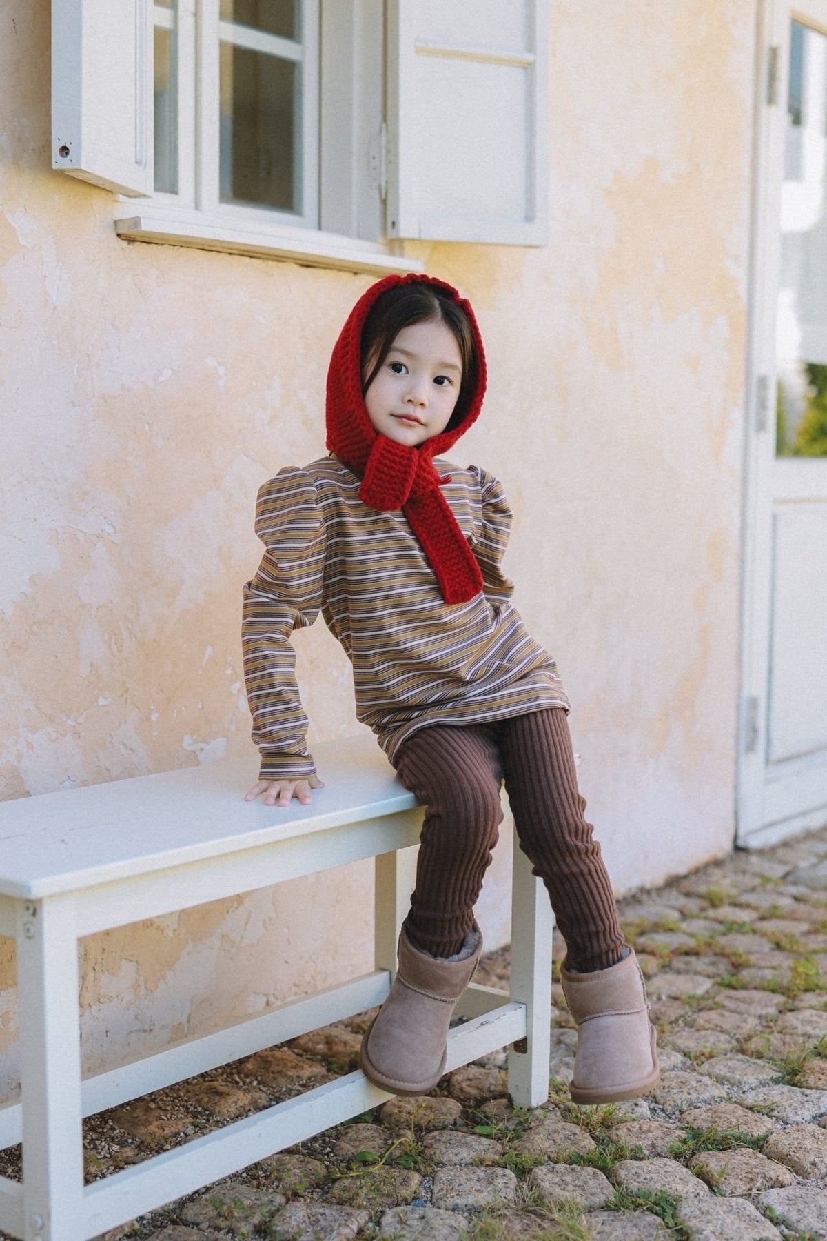 (予約) mon Atelier  /  Soft Ribbed Leggings