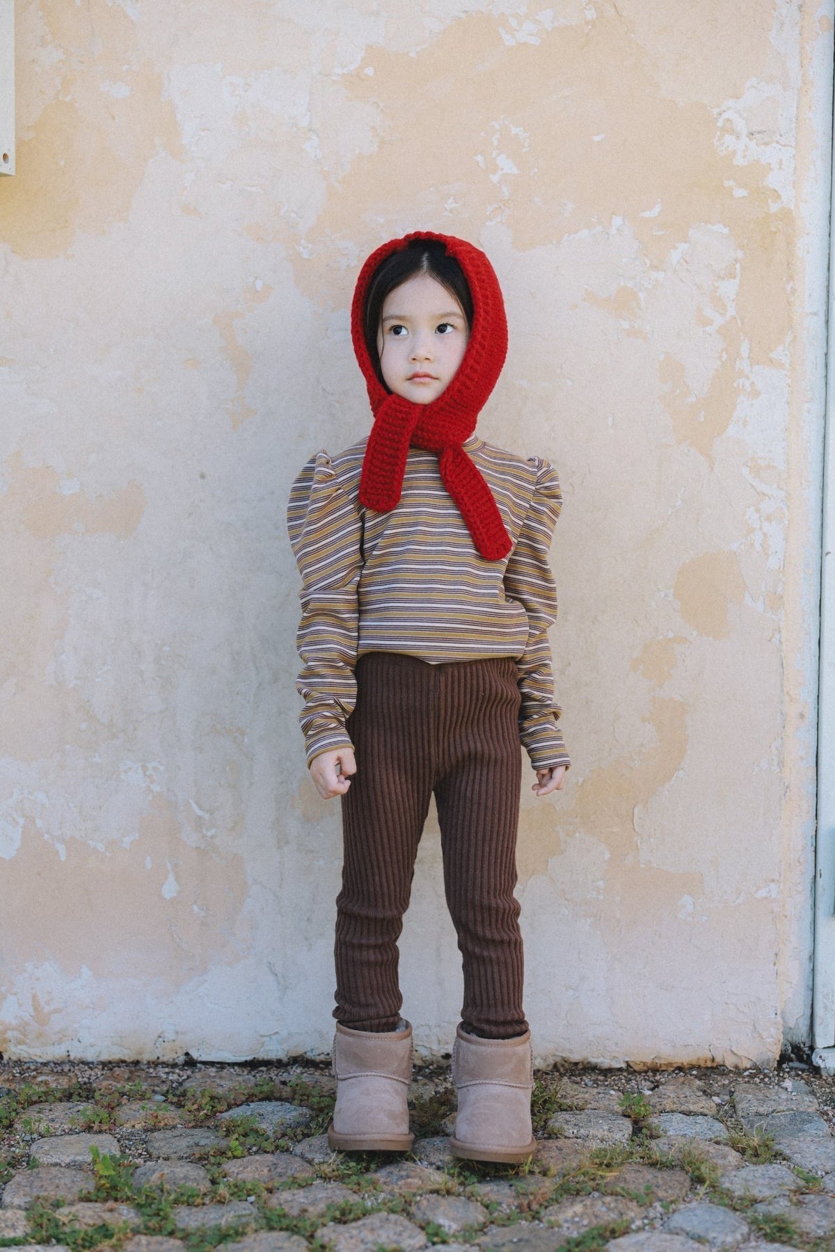 (予約) mon Atelier  /  Soft Ribbed Leggings